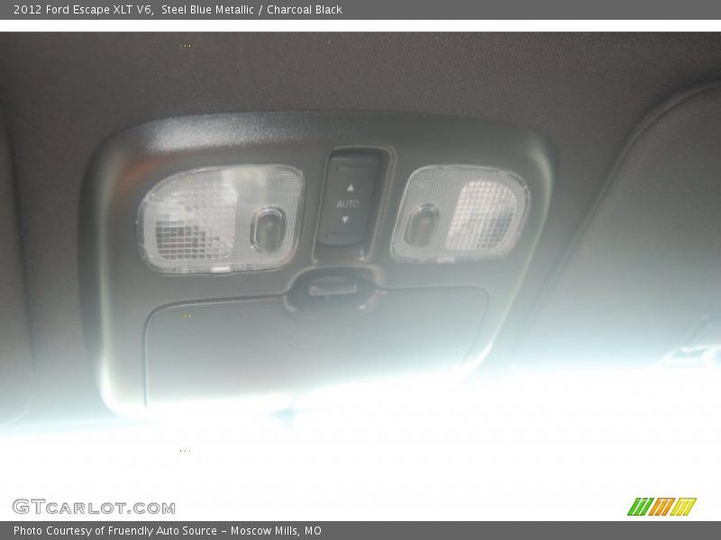 Steel Blue Metallic / Charcoal Black 2012 Ford Escape XLT V6