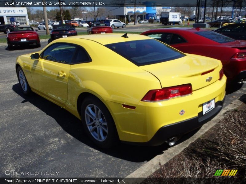 Bright Yellow / Black 2014 Chevrolet Camaro LS Coupe