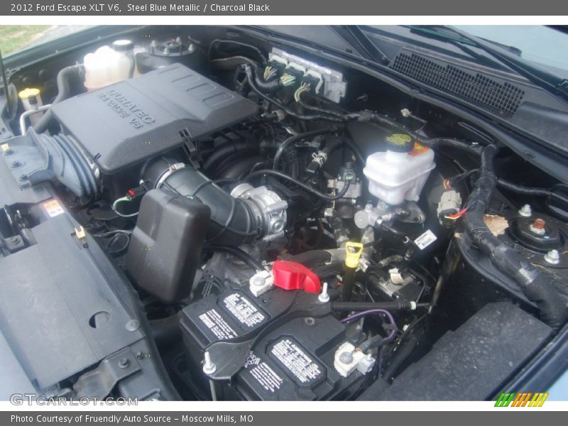 Steel Blue Metallic / Charcoal Black 2012 Ford Escape XLT V6