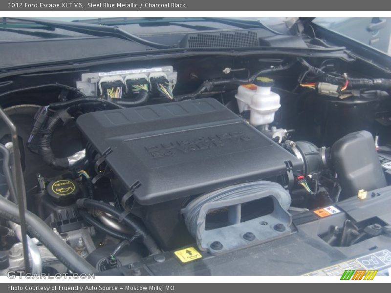Steel Blue Metallic / Charcoal Black 2012 Ford Escape XLT V6
