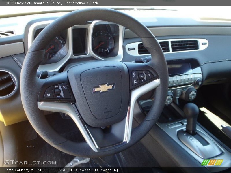 Bright Yellow / Black 2014 Chevrolet Camaro LS Coupe