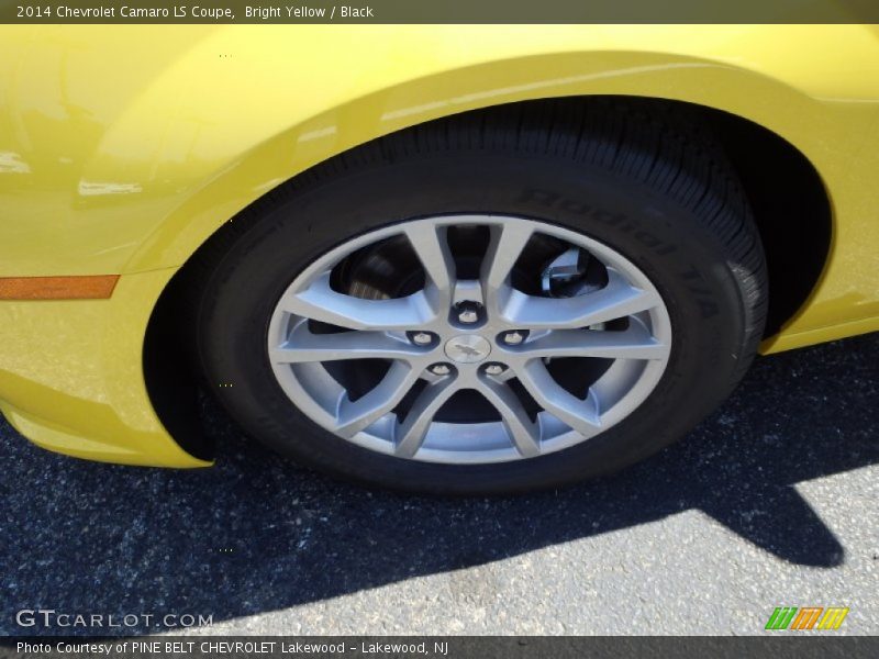 Bright Yellow / Black 2014 Chevrolet Camaro LS Coupe