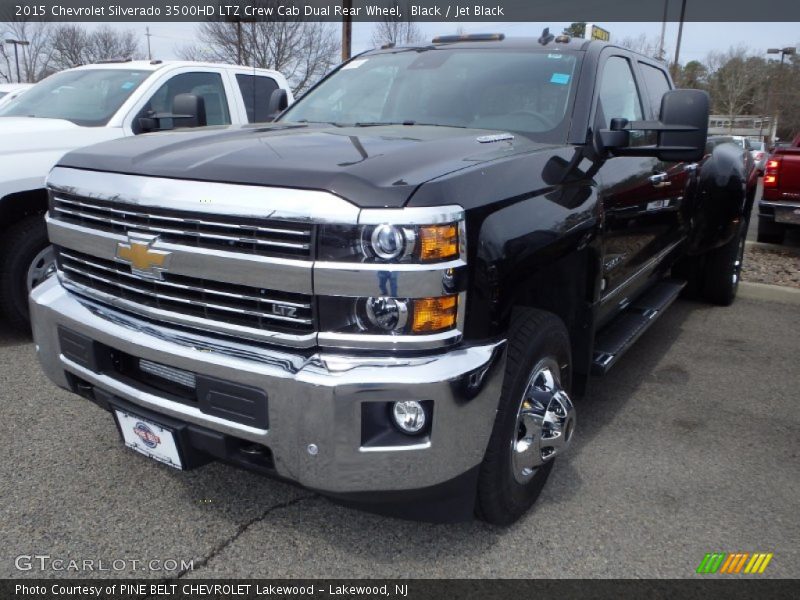 Black / Jet Black 2015 Chevrolet Silverado 3500HD LTZ Crew Cab Dual Rear Wheel