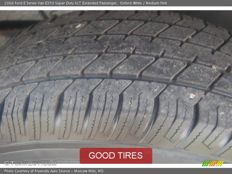 Oxford White / Medium Flint 2009 Ford E Series Van E350 Super Duty XLT Extended Passenger