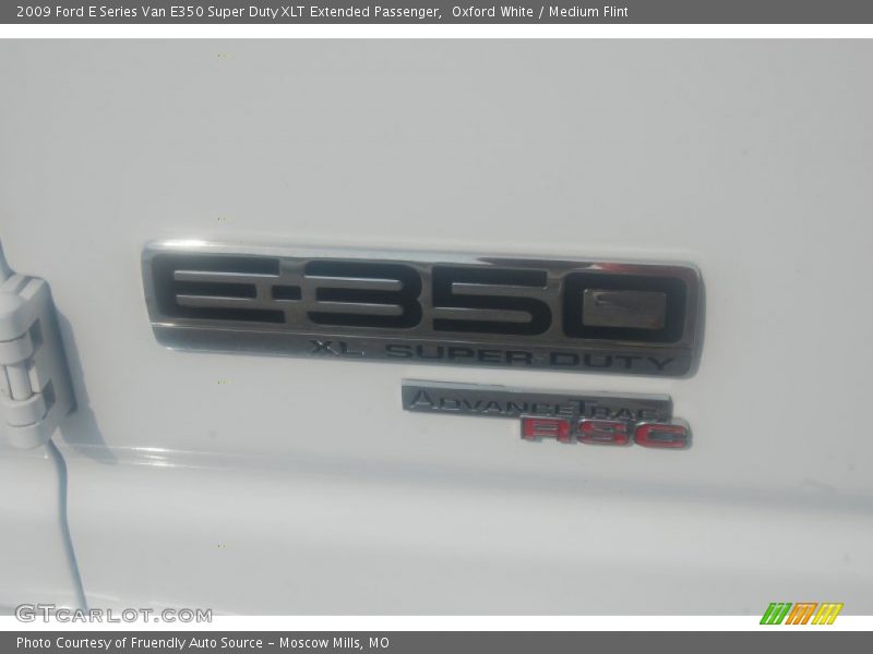 Oxford White / Medium Flint 2009 Ford E Series Van E350 Super Duty XLT Extended Passenger