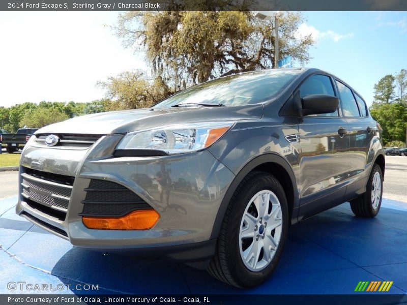 Sterling Gray / Charcoal Black 2014 Ford Escape S