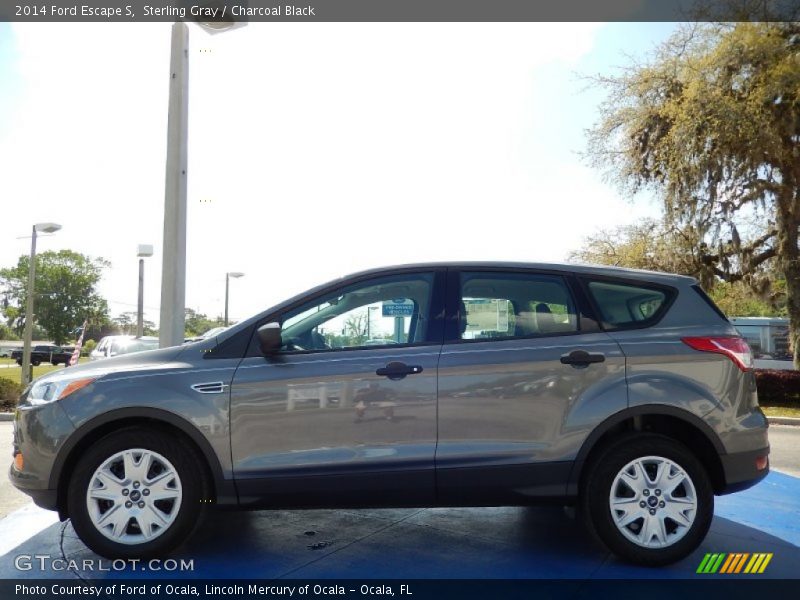 Sterling Gray / Charcoal Black 2014 Ford Escape S