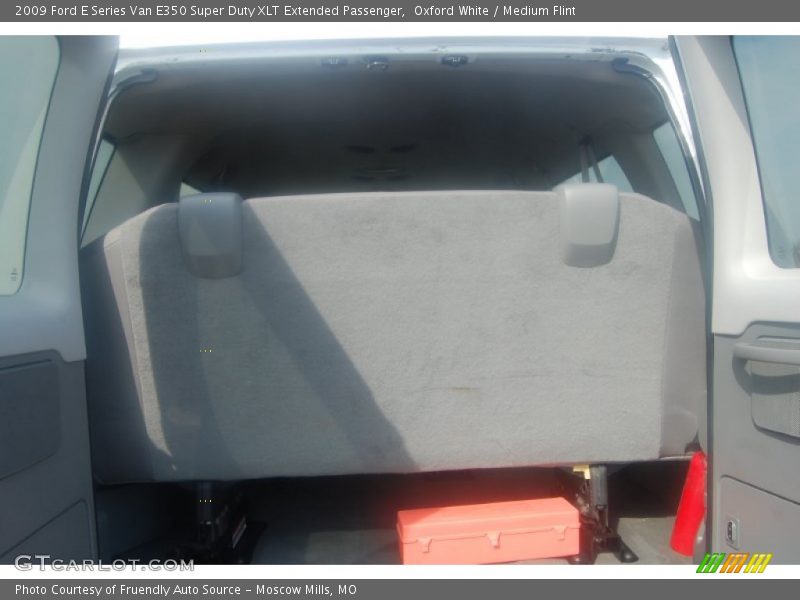 Oxford White / Medium Flint 2009 Ford E Series Van E350 Super Duty XLT Extended Passenger
