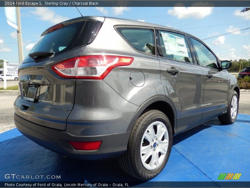 Sterling Gray / Charcoal Black 2014 Ford Escape S