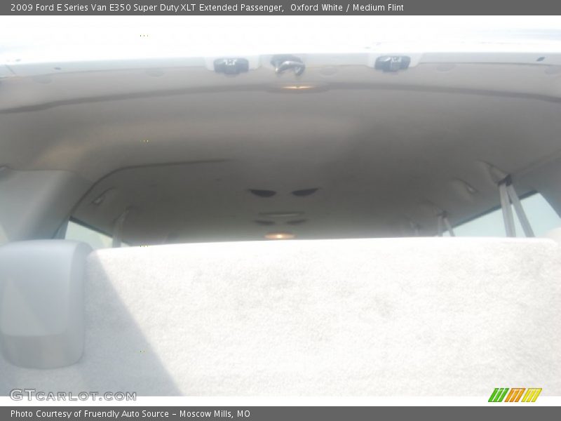 Oxford White / Medium Flint 2009 Ford E Series Van E350 Super Duty XLT Extended Passenger