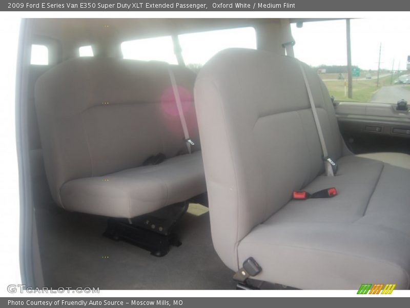 Oxford White / Medium Flint 2009 Ford E Series Van E350 Super Duty XLT Extended Passenger