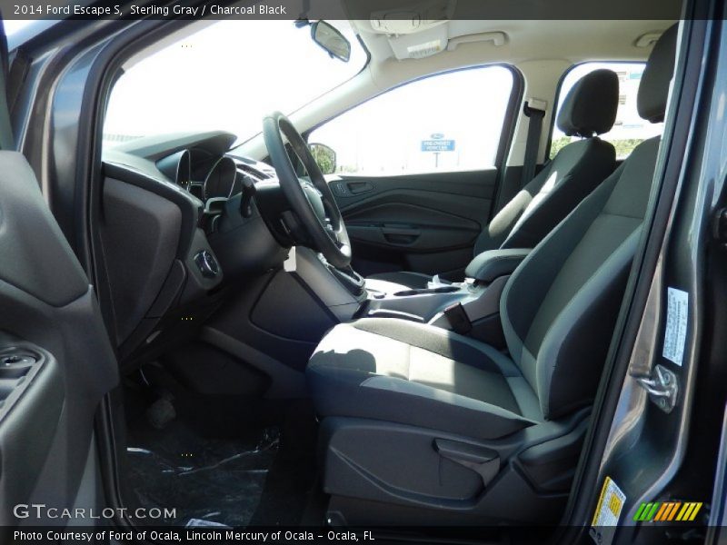 Sterling Gray / Charcoal Black 2014 Ford Escape S