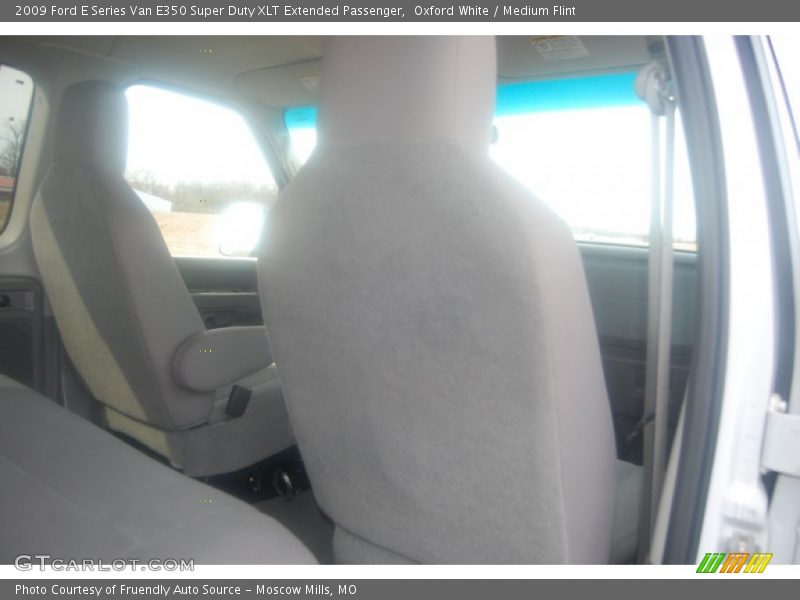 Oxford White / Medium Flint 2009 Ford E Series Van E350 Super Duty XLT Extended Passenger