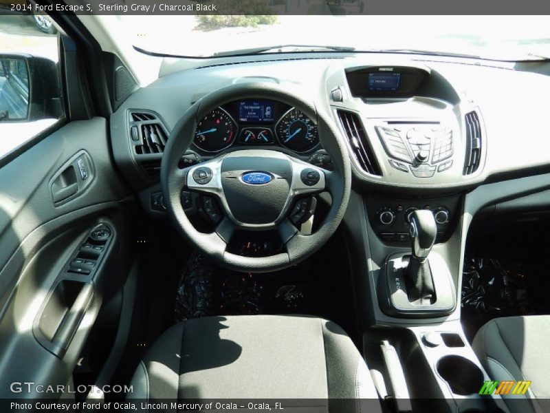 Sterling Gray / Charcoal Black 2014 Ford Escape S
