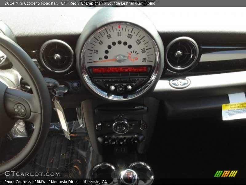 Chili Red / Championship Lounge Leather/Red Piping 2014 Mini Cooper S Roadster
