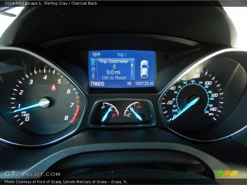 Sterling Gray / Charcoal Black 2014 Ford Escape S