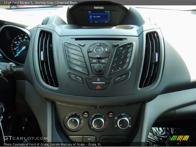 Sterling Gray / Charcoal Black 2014 Ford Escape S