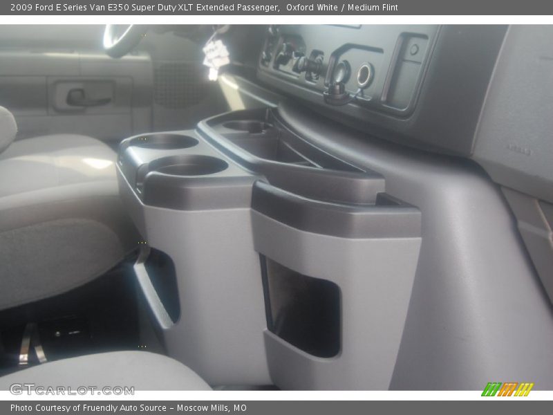 Oxford White / Medium Flint 2009 Ford E Series Van E350 Super Duty XLT Extended Passenger