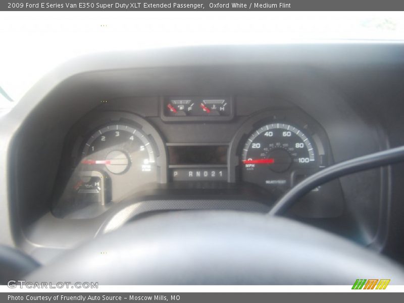 Oxford White / Medium Flint 2009 Ford E Series Van E350 Super Duty XLT Extended Passenger