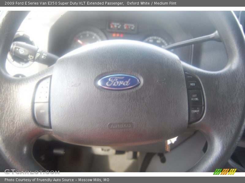 Oxford White / Medium Flint 2009 Ford E Series Van E350 Super Duty XLT Extended Passenger