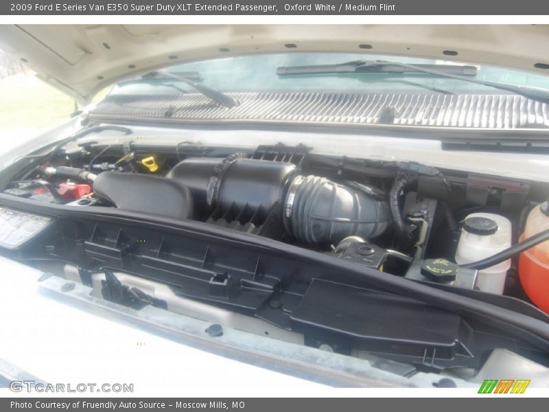 Oxford White / Medium Flint 2009 Ford E Series Van E350 Super Duty XLT Extended Passenger