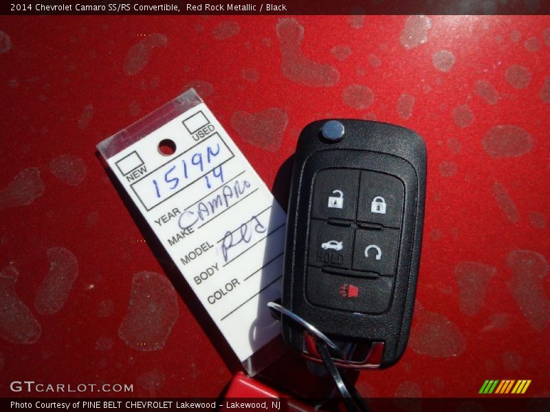 Keys of 2014 Camaro SS/RS Convertible