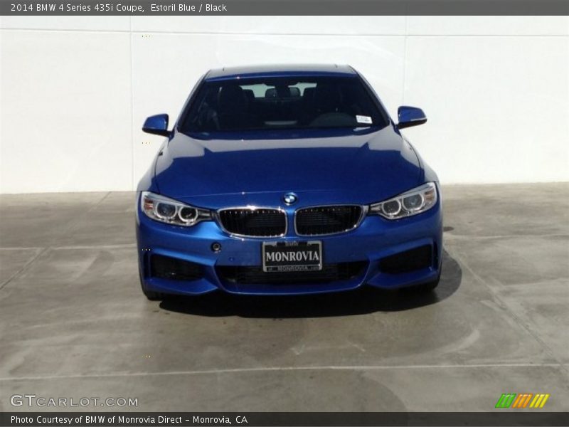 Estoril Blue / Black 2014 BMW 4 Series 435i Coupe