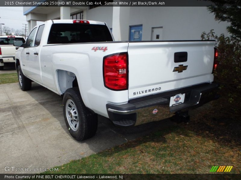 Summit White / Jet Black/Dark Ash 2015 Chevrolet Silverado 2500HD WT Double Cab 4x4