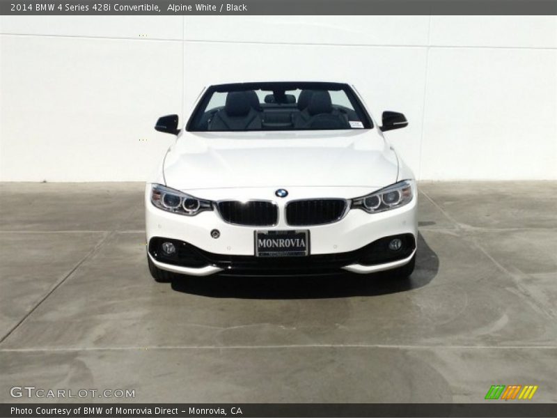Alpine White / Black 2014 BMW 4 Series 428i Convertible