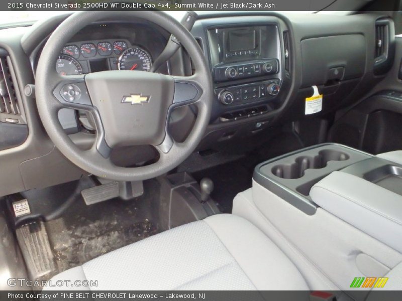 Jet Black/Dark Ash Interior - 2015 Silverado 2500HD WT Double Cab 4x4 