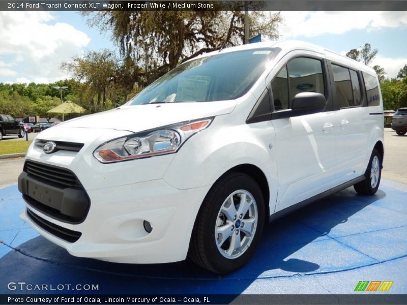 Frozen White / Medium Stone 2014 Ford Transit Connect XLT Wagon