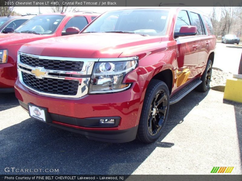 Crystal Red Tintcoat / Jet Black 2015 Chevrolet Tahoe LT 4WD