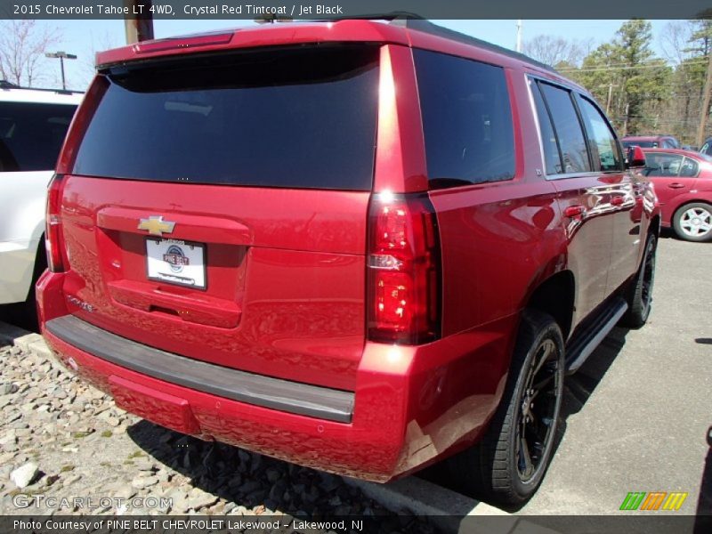 Crystal Red Tintcoat / Jet Black 2015 Chevrolet Tahoe LT 4WD