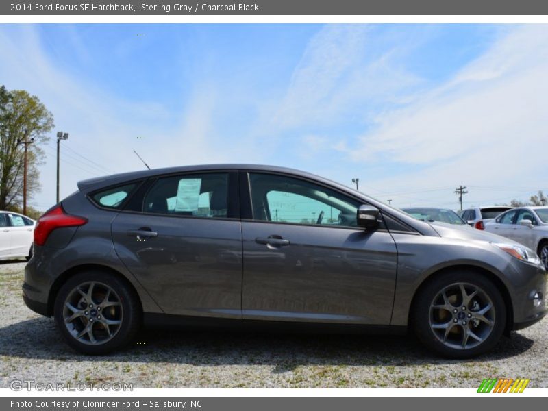Sterling Gray / Charcoal Black 2014 Ford Focus SE Hatchback