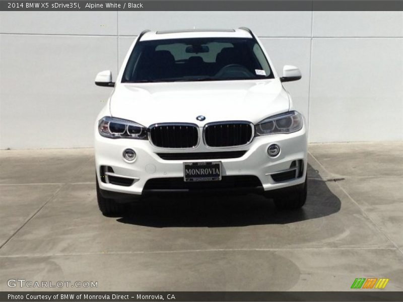 Alpine White / Black 2014 BMW X5 sDrive35i