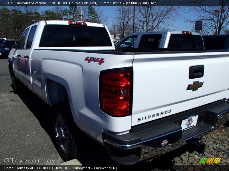 Summit White / Jet Black/Dark Ash 2015 Chevrolet Silverado 2500HD WT Double Cab 4x4