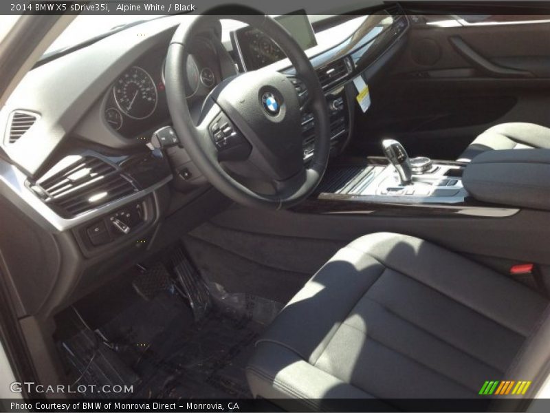Alpine White / Black 2014 BMW X5 sDrive35i