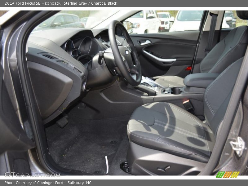 Sterling Gray / Charcoal Black 2014 Ford Focus SE Hatchback