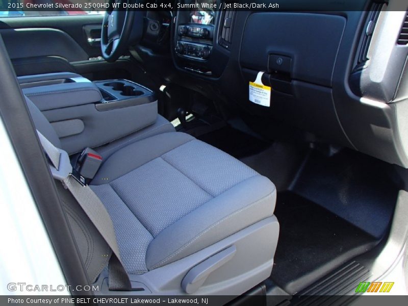 Summit White / Jet Black/Dark Ash 2015 Chevrolet Silverado 2500HD WT Double Cab 4x4