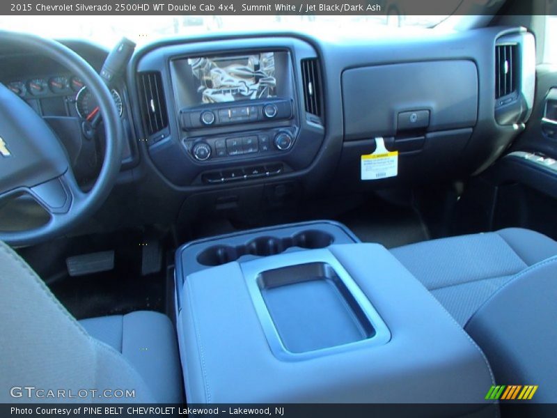 Summit White / Jet Black/Dark Ash 2015 Chevrolet Silverado 2500HD WT Double Cab 4x4