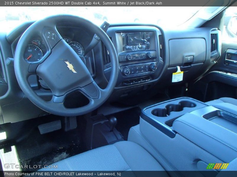 Summit White / Jet Black/Dark Ash 2015 Chevrolet Silverado 2500HD WT Double Cab 4x4