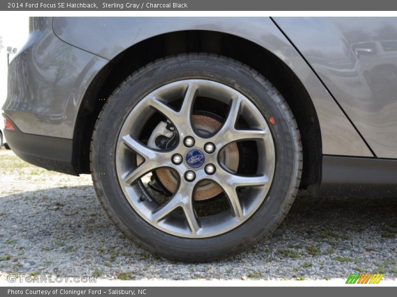 Sterling Gray / Charcoal Black 2014 Ford Focus SE Hatchback