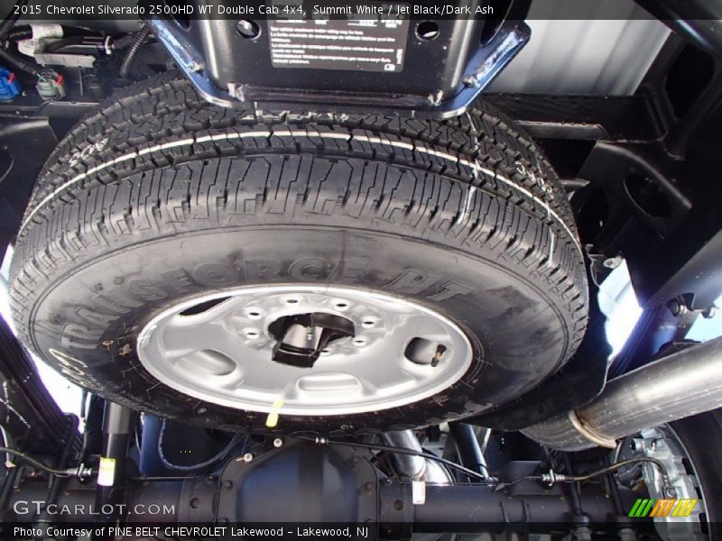 Undercarriage of 2015 Silverado 2500HD WT Double Cab 4x4