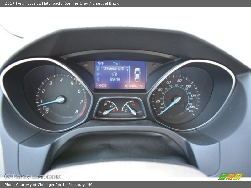 Sterling Gray / Charcoal Black 2014 Ford Focus SE Hatchback