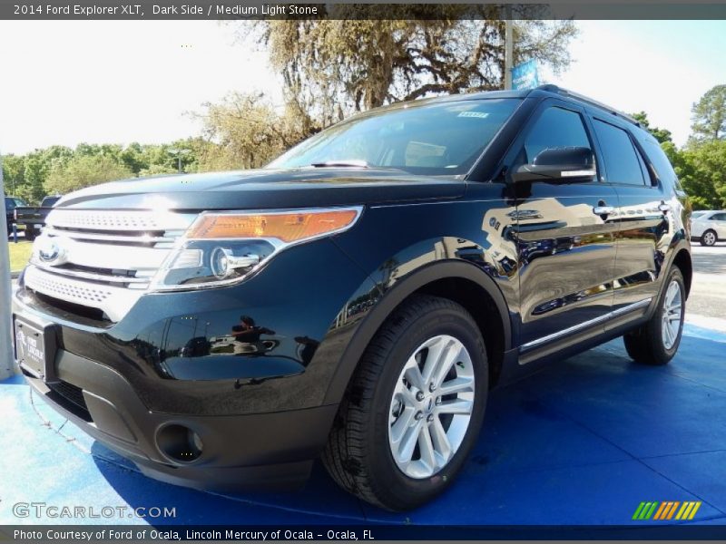 Dark Side / Medium Light Stone 2014 Ford Explorer XLT