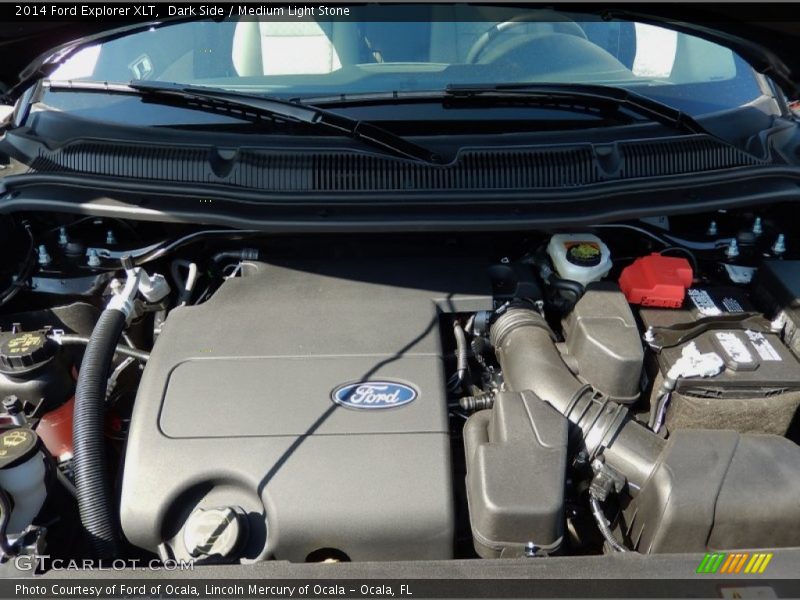 Dark Side / Medium Light Stone 2014 Ford Explorer XLT