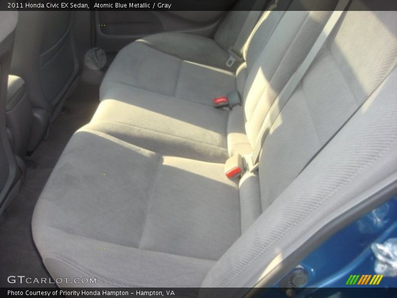 Atomic Blue Metallic / Gray 2011 Honda Civic EX Sedan