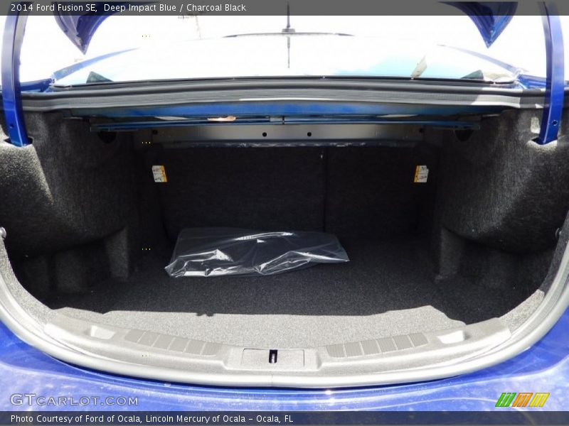 Deep Impact Blue / Charcoal Black 2014 Ford Fusion SE
