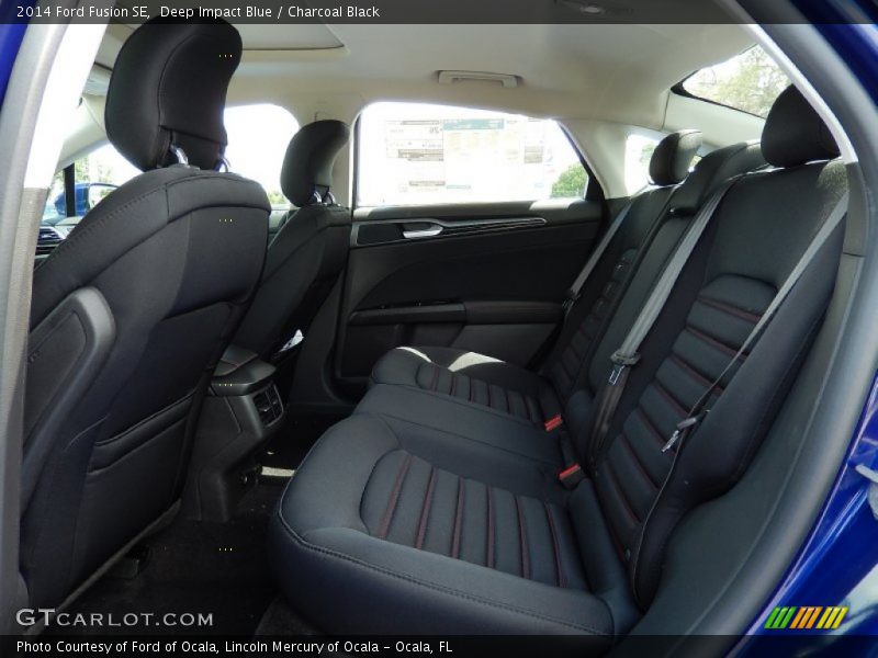 Deep Impact Blue / Charcoal Black 2014 Ford Fusion SE