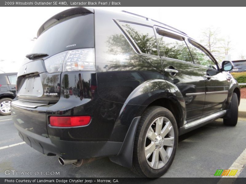 Labrador Black Pearl / Black 2009 Mitsubishi Outlander SE 4WD